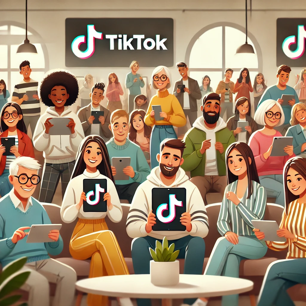 TikTok views illustration