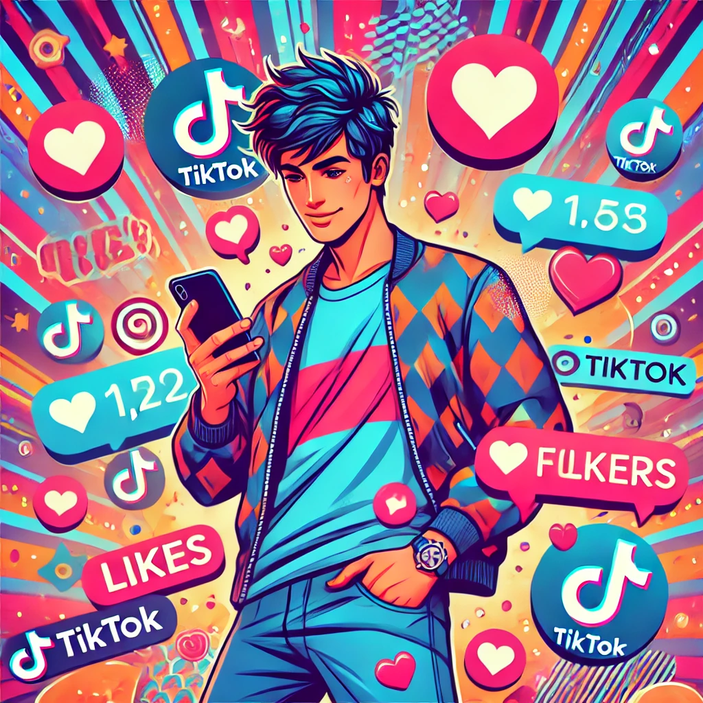 TikTok views illustration